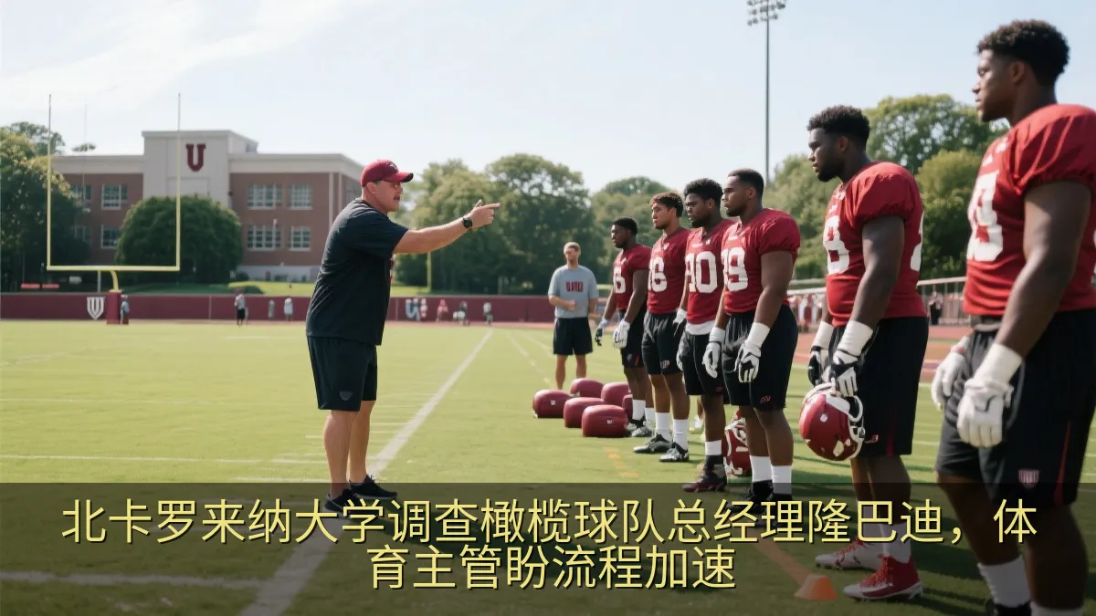北卡罗来纳大学调查橄榄球队总经理隆巴迪，体育主管盼流程加速